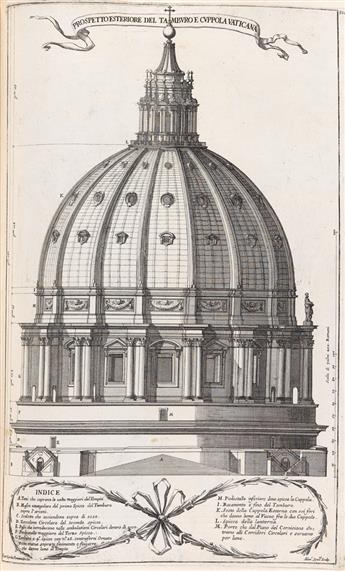 (ARCHITECTURE.) Fontana, Carlo. Templum Vaticanum et Ipsius Origo.
